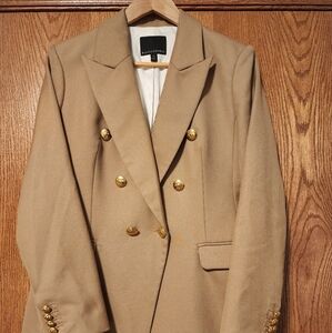 Chic Camel Power Blazer - Banana Republic (Size 12)